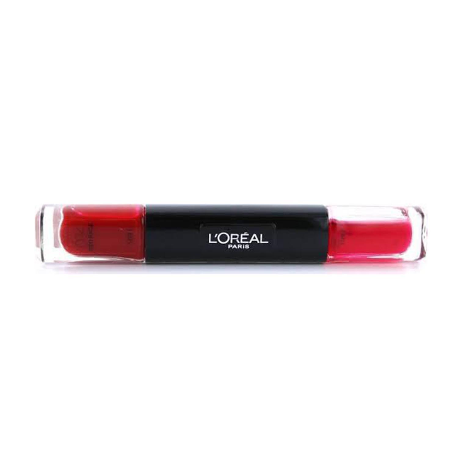 LOREAL INFAILLIBLE DUO BARRA DE LABIOS 034 RED RAGE 1UN