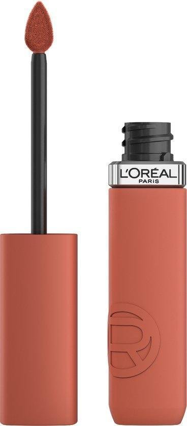 L'Oral Paris Infaillible Matte Resistance lippenstift Langhoudende Vloeibare Lipstick met een matte finish Verrijkt met Hyaluronzuur - 115 Snooze Your Alarm - 5ml