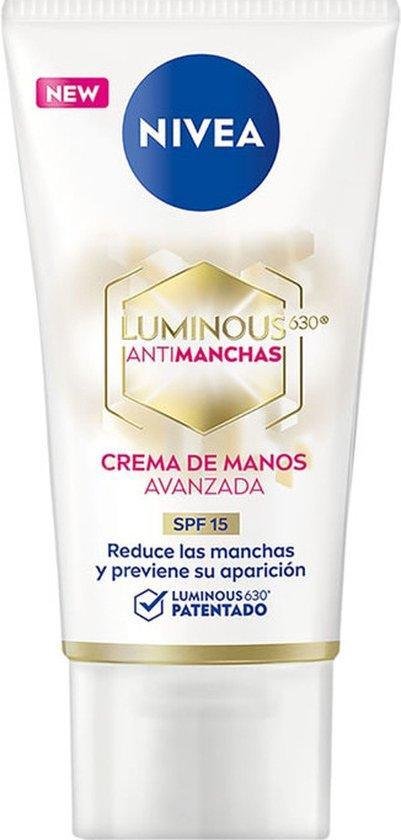 Anti-Donkere Vlekken Handcrme Nivea Luminous 630 Spf 15 (50 ml)