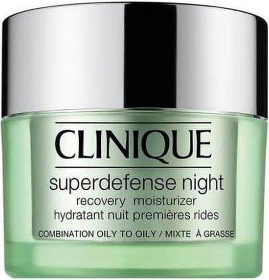 Clinique Superdefense Night Recovery Moisturizer Nachtcrme Vette huid 50 ml