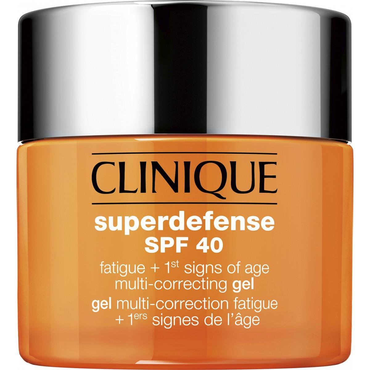 Clinique Superdefense Broad Spectrum Spf40 Fatigue First Signs Of Age Multi correcting Gel 30ml