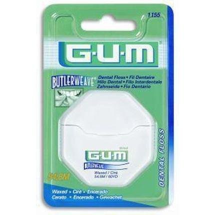 Gum Butterweave Waxed Mint 55 M Floss