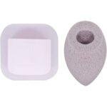 Real Techniques Exfoliating Miracle Cleansing Sponge Sponge Holder Duo