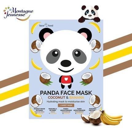 7th Heaven face Food Panda Face Mask Nawil aj ca Maseczka W P achcie Banana Coconut 1szt