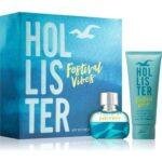 SET HOLLISTER Festival Vibes For Him EDT spray 50ml HAIR BODY WASH 100ml
