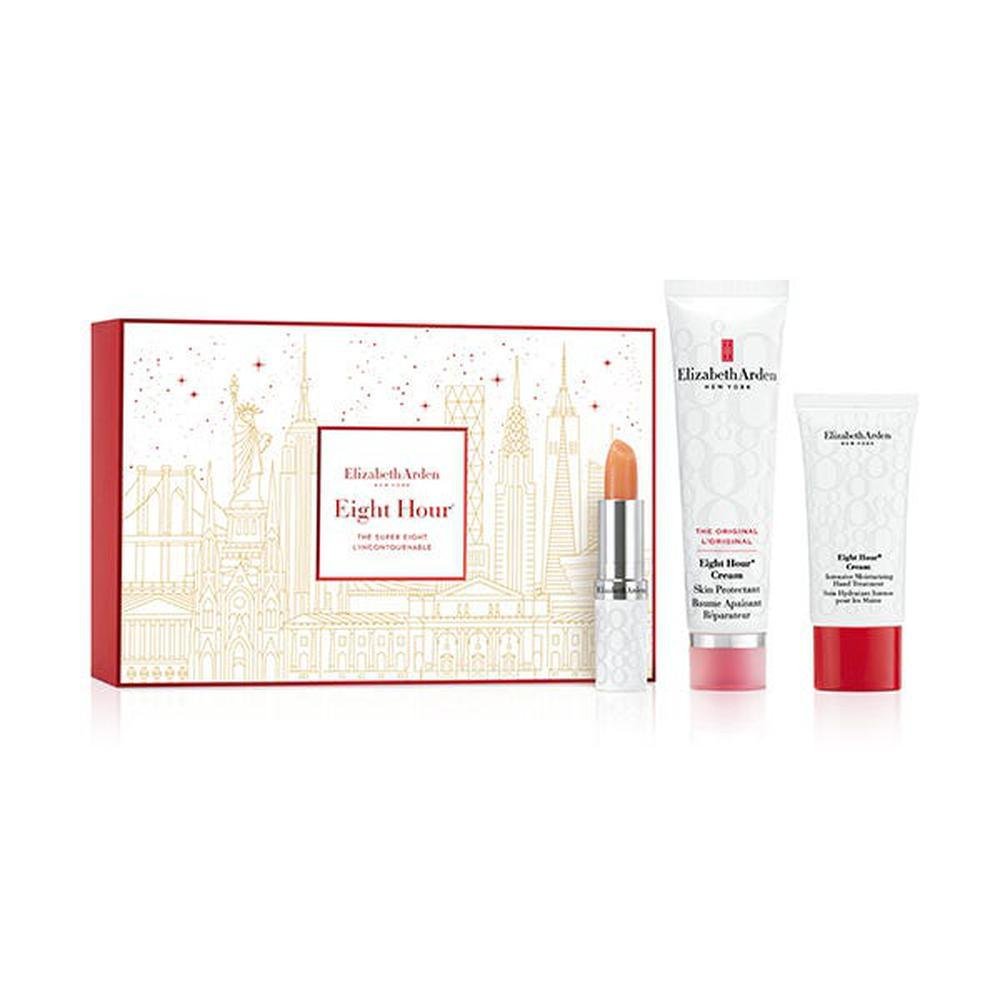 Elizabeth Arden e Arden Eight Hour Original Crema 50ml Crema De Manos 30ml Balsamo Labial