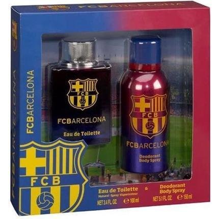 FC Barcelona Gift Set EDT 100 ml and deospray FC Barcelona 150 ml