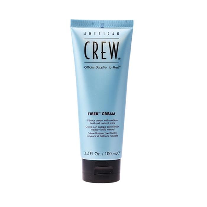 American Crew Fiber Cream with Medium Hold & Shine for Flexibility & Control (100ml) For All Hair Types, Hair Styling for Men