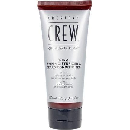 American Crew 2-in-1 Skin Moisturizer and Beard Conditioner, 100 ml