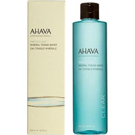 AHAVA Mineral Toning Water 250 ml Natural Dead Sea Facial Toner u2013 Prepare Face for Treatment Cleans Pores and Facial Impurities u2013 Skin Cleanser for Men and Women