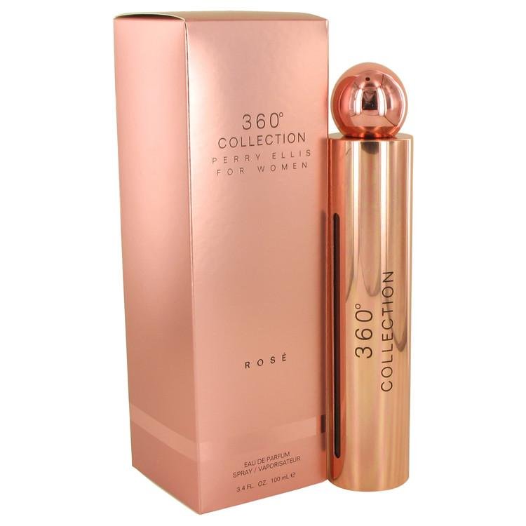 Perry Ellis 360 Collection Rose Eau De Parfum Spray 100 ml for Women