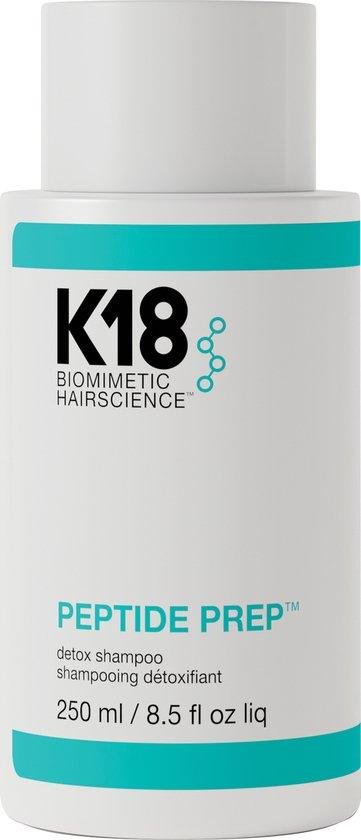 K18 Hair Peptide Prep Detox Shampoo 250 ml - Normale shampoo vrouwen - Voor Alle haartypes