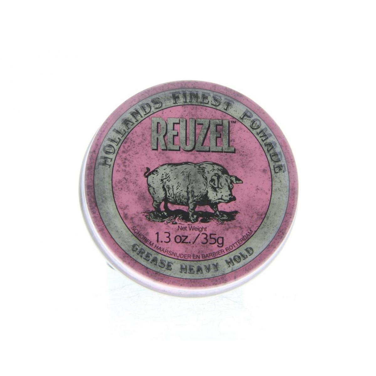 Reuzel hollands Finest Pomade Bardzo Mocno Utrwalaj ca Pomada Na Bazie Wosk w I Olejk w Pink 35g