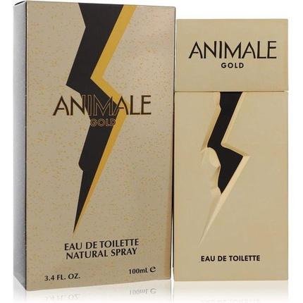 Animale Gold Eau De Toilette Spray 3.4 oz for Men
