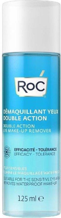 Double Action Eye Make-up Remover Suitable For The Sensitive Eye By Roc 125 Ml