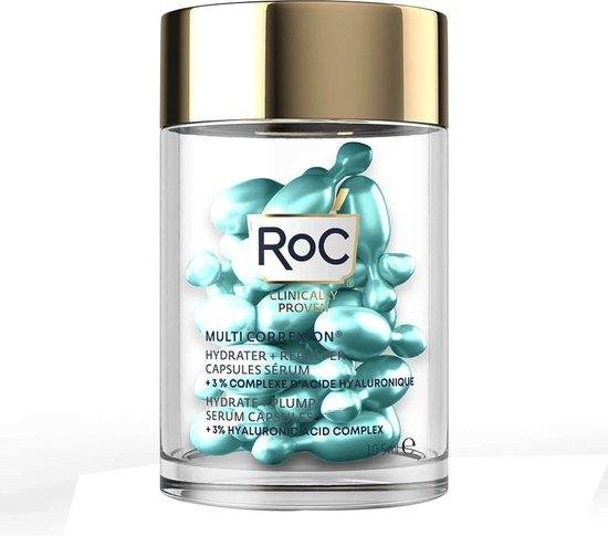 Hydrate + Plump Capsules Serum With Hyaluronic Acid 30 U By Roc 30 Pcs