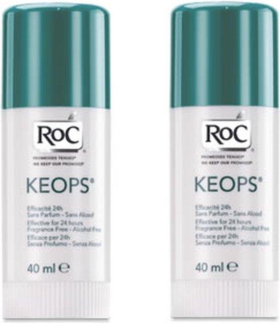 Roc Keops Stick Deodorant 2x40ml