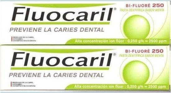 Fluocaril Pasta Dentfrica Sabor Menta Prevencin Caries 2x125ml