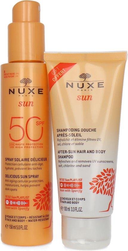 Sun Spray Delicious Face And Body Spf50 Lot 2 Pcs By Nuxe 2 Pcs