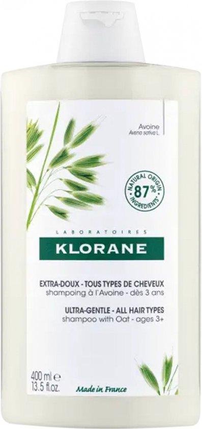 Klorane Haar Avoine Lait D'Avoine/Havermelk Shampoo Alle Haartypen 400ml