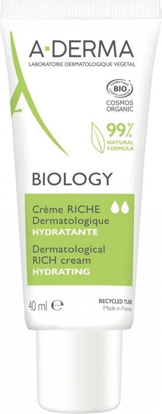 A-DERMA Biology Biologische Hydraterende Rijke Dermatologische Crme 40 ml