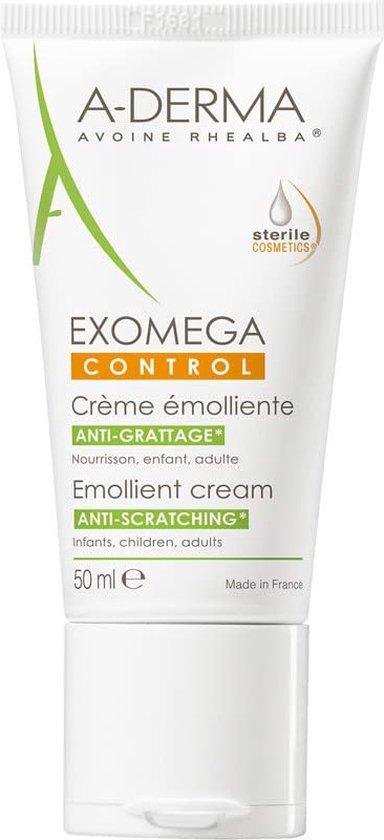 A-DERMA Exomega Control Emollient Cream Anti-Scratching 50ml