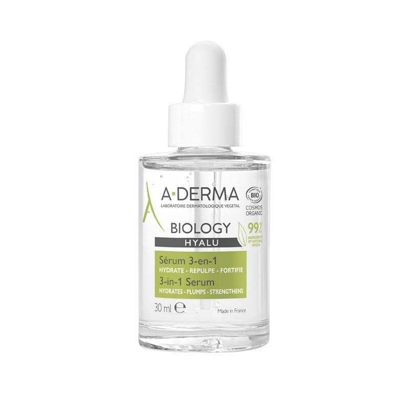 A-DERMA Biology Hyalu Serum 3-in-1 Organic 30ml