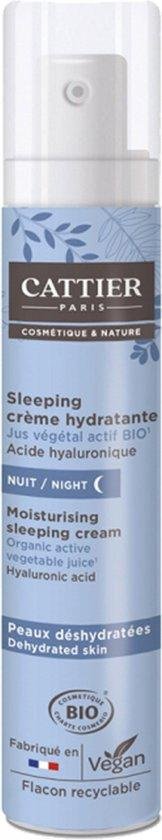 Cattier Sleeping Moisturising Night Cream Organic Voor de Vochtarme Huid 50 ml