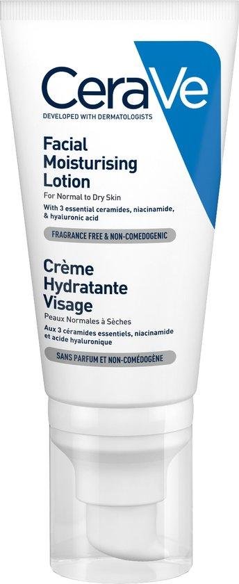 CeraVe Hydraterende Gezichtscrme - voor de Normale tot droge huid - met Niacinamide - 52ml