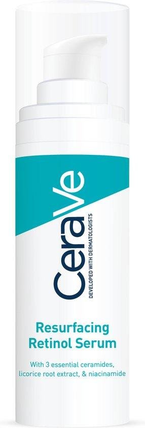CeraVe Anti-Onzuiverheden Retinol Serum - tegen Vlekjes en Restlittekens - voor een Onzuivere Huid met Neiging tot Acne - 30ml