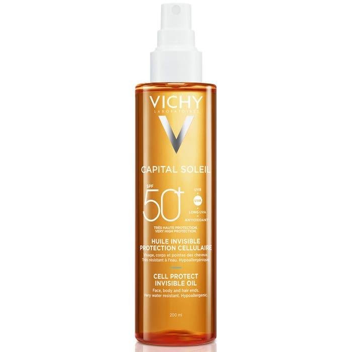 Vichy Capital Soleil Spray Aceite Invisible Cell Protect Spf50 200 ml
