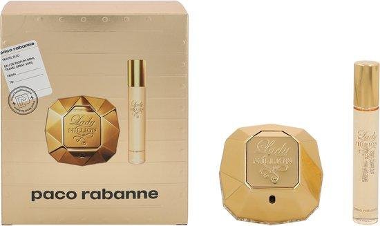 Paco Rabanne Lady Million Eau De Perfume Spray 80ml Set 2 Pieces