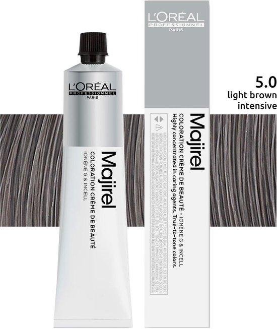 Majirel Ionene G Cream Hair Color By L'oreal #5.0-50ml
