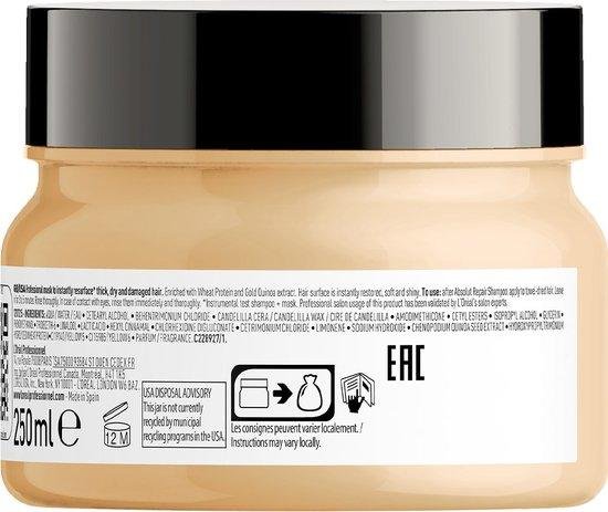 Absolut Repair Gold Professional Mask By L'oreal 250 Ml