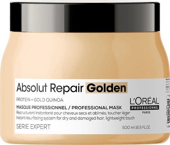LOral Professionnel Absolut Repair Golden Mask Herstelt fijner, beschadigd haar - Serie Expert 500 ml