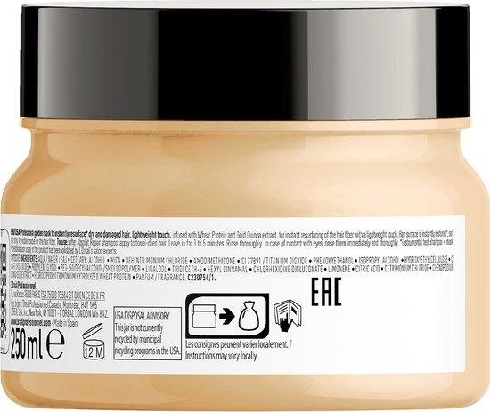 Absolut Repair Golden Professional Mask By L'oreal 250 Ml