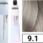 Permanente Kleur L'Oreal Professionnel Paris Dia Light N 9,1 Geen ammoniak (50 ml)