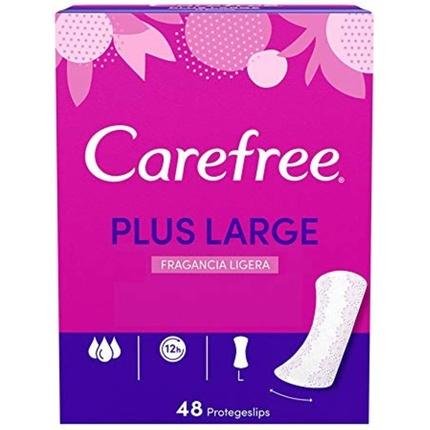 CAREFREE PLUS LARGE protector fragancia ligera 48 uds