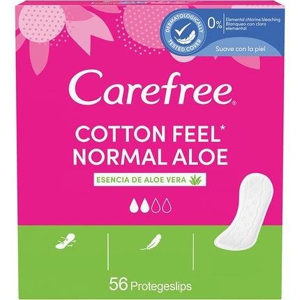 Normal Aloe Protector Cotton 56 U By Carefree 56 Pcs