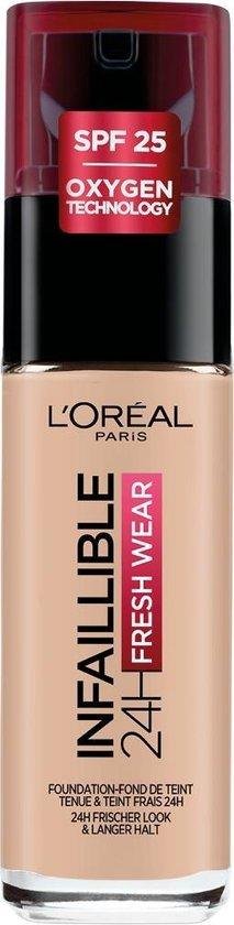 LOral Paris Infaillible 32H Fresh Wear Foundation - 110 Rose Vanilla - Langhoudende Foundation met SPF