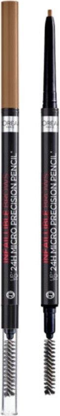 L'Oral Paris Infaillible Brow 24H Filling Micro Precision Pencil Ultradun Wenkbrauwpotlood - 5.0 light brunette - 4.5 gr - Vegan formule
