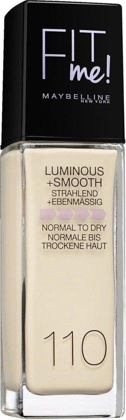 Maybelline - Fit Me Luminous & Smooth Foundation - Porcelain 110