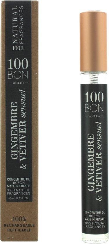 100 Bon Gingembre Vetiver Sensual Concentra c Refillable Eau De Parfum 10ml