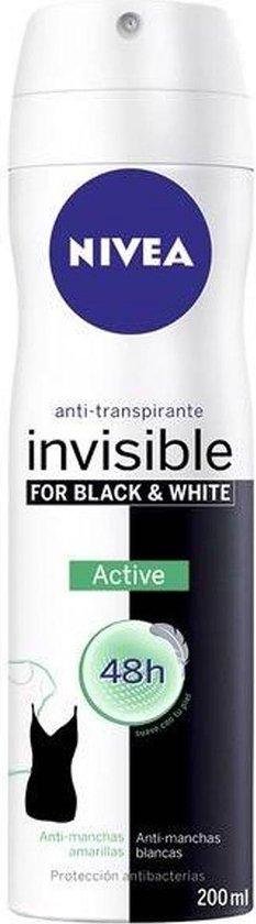 Black And White Active Deodorant By Nivea 200 Ml