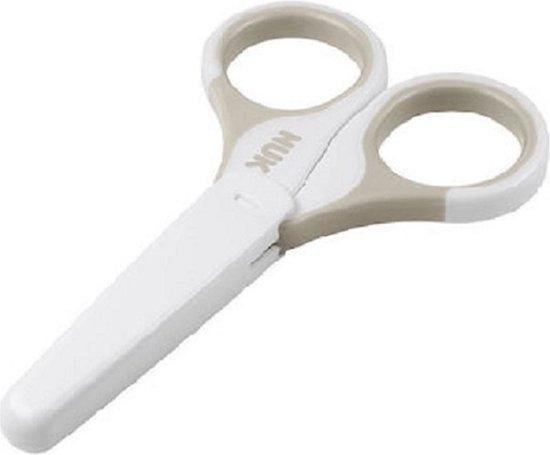 NUK Babyschaar- wit/blauw Grijs