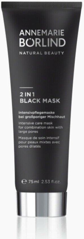 Annemarie Brlind Natural Beauty 2 in 1 Black Mask, 75 ml