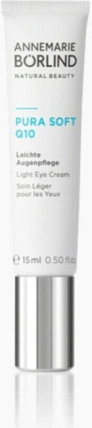 ANNEMARIE BRLIND EYE & LIP CARE PURA SOFT Q10 Light Eye Care (15 ml) - Light, Moisturizing Eye Care, Reduces Fine Lines and Prevents Eye Wrinkles, Vegan