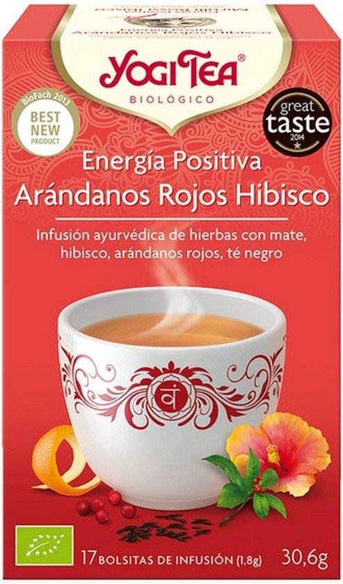 Yogi Tea Energa Positiva Arndanos Hibisco Infusin 17 X 1,8 G