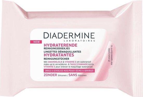 Diadermine Moisturizing Makeup Remover Wipes 25 Units