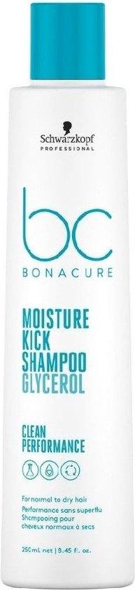 Schwarzkopf Bonacure Moisture Kick Shampoo 250ml - Normale shampoo vrouwen - Voor Alle haartypes